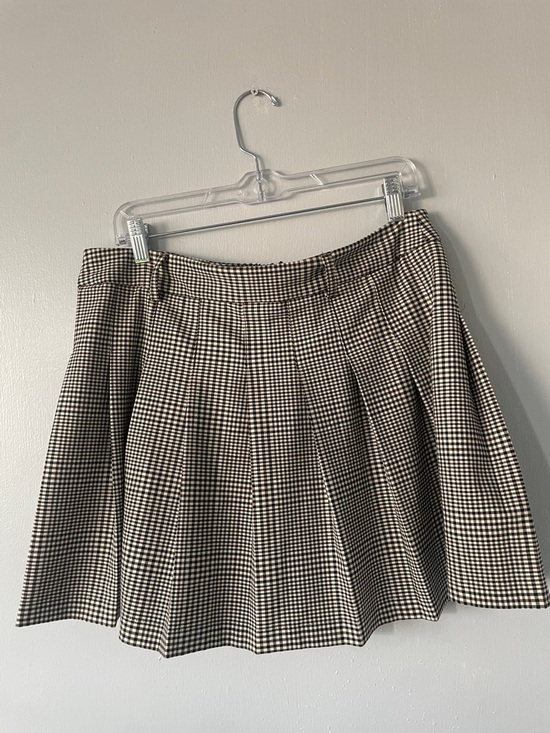 Maison D’Amelie Dresses & Skirts - Maison D’ Emilie Black & White Gingham Pleated Skirt